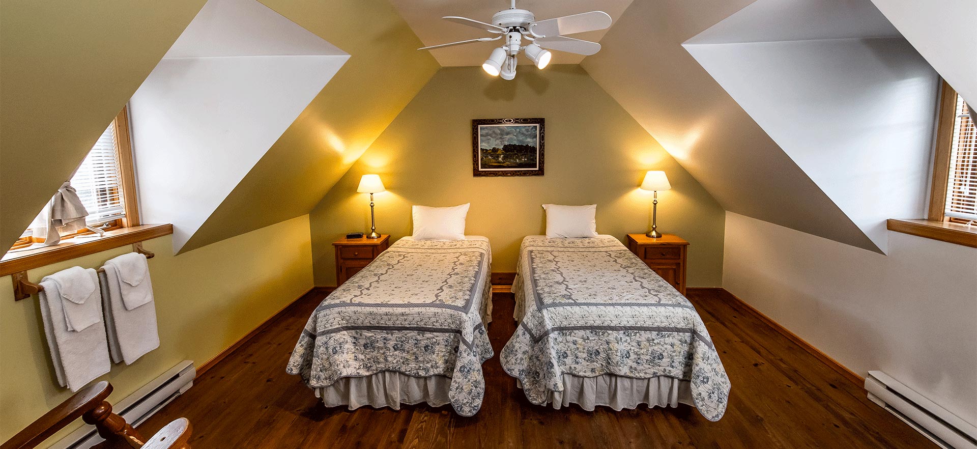 Chalet La Canadienne 4 chambres, photo chambre à coucher - Chalets Royal Laurentien